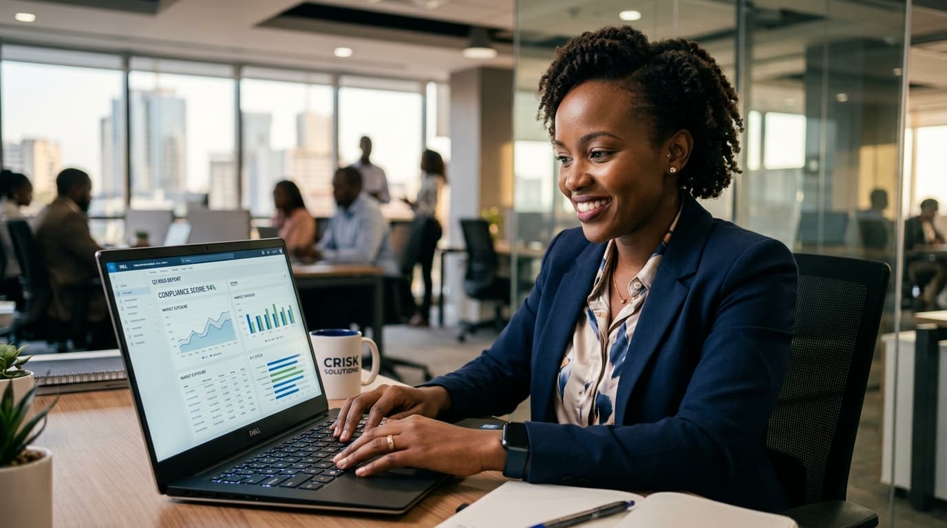 Kenyan Financial Risk Analyst working with LINA AI