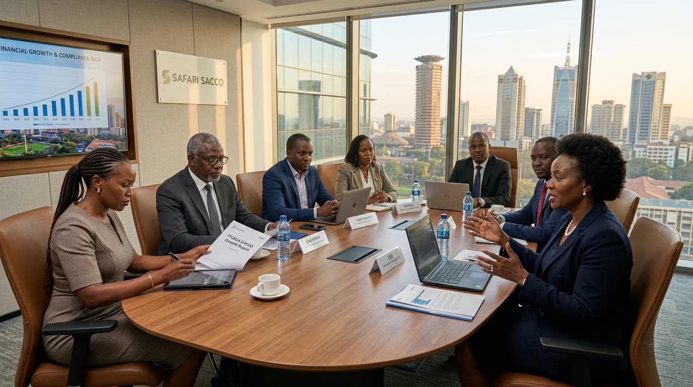 Kenyan SACCO Executive Boardroom in Nairobi